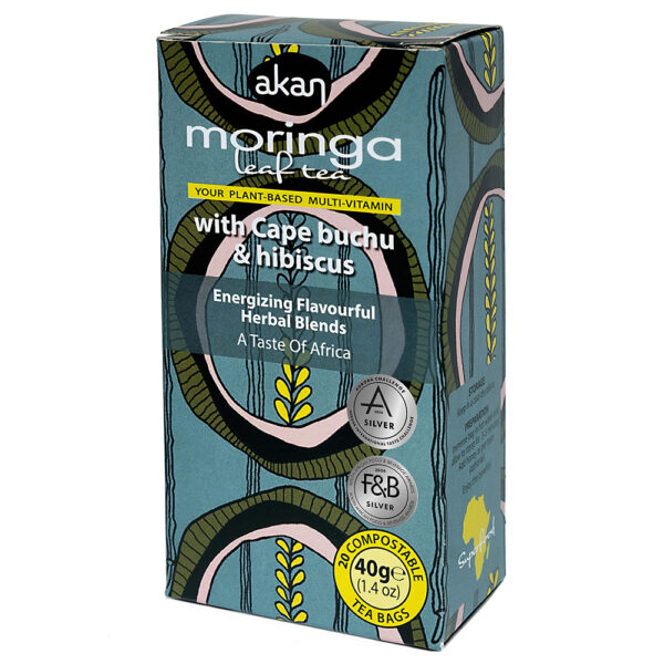 Moringa, Cape Buchu & Hibiscus Tea (40g)