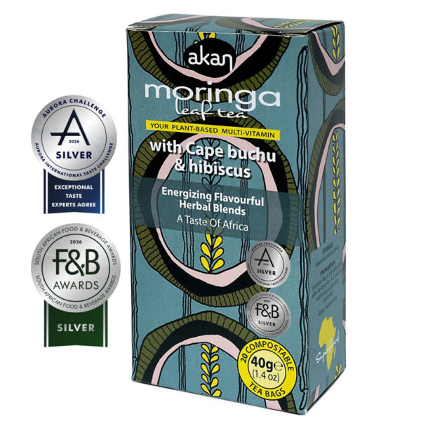 Moringa, Cape Buchu & Hibiscus Tea (40g)